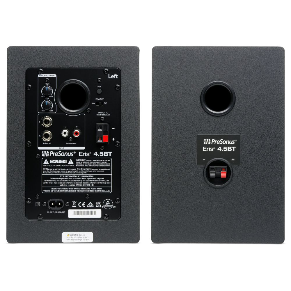 ERIS 4.5BT MK2  J/Monitores Estudio 4.5" 50W 100dB SPL con Bluetooth PRESONUS. - Imagen 2