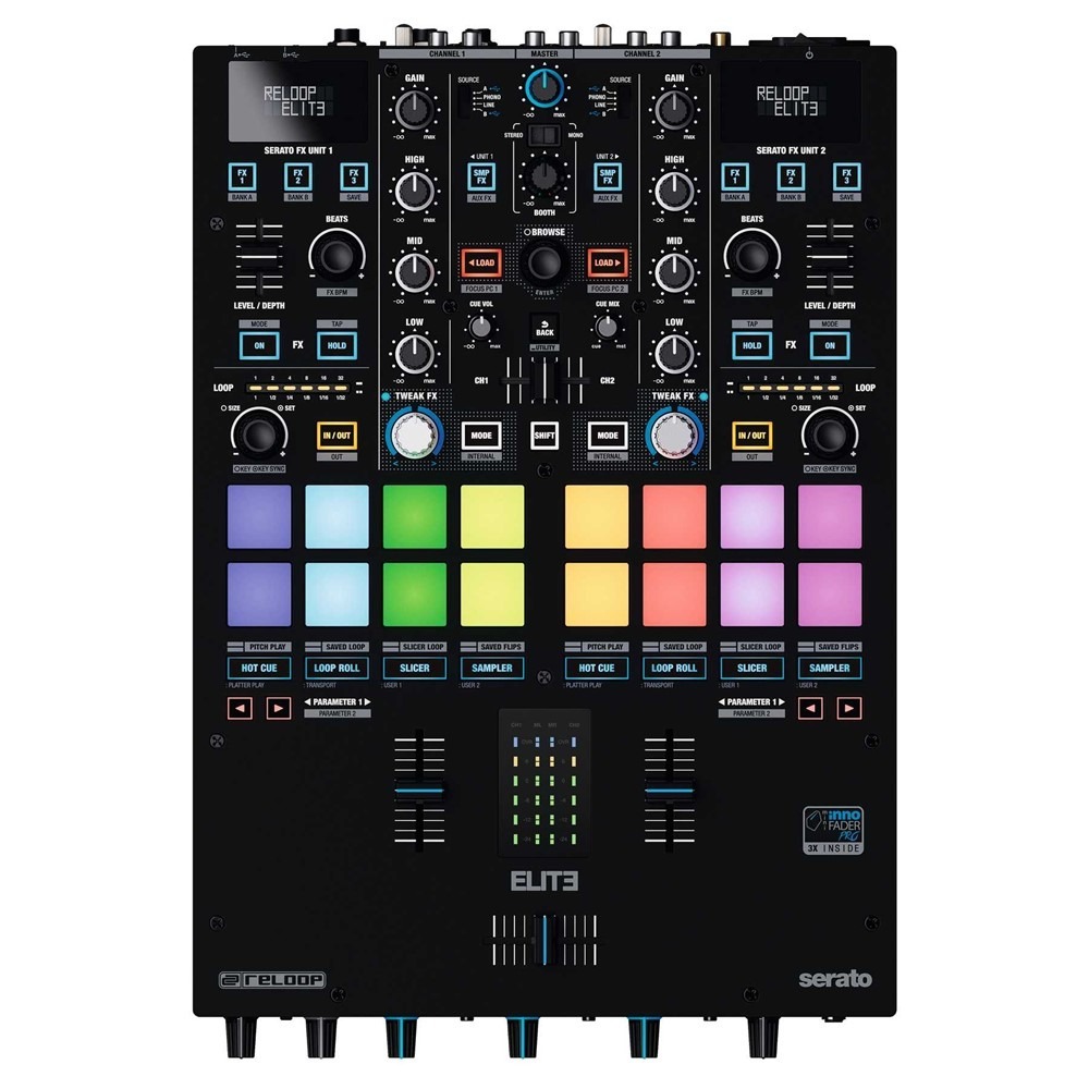 ELITE Mixer profesional con DVS para Serato 2CH Reloop.