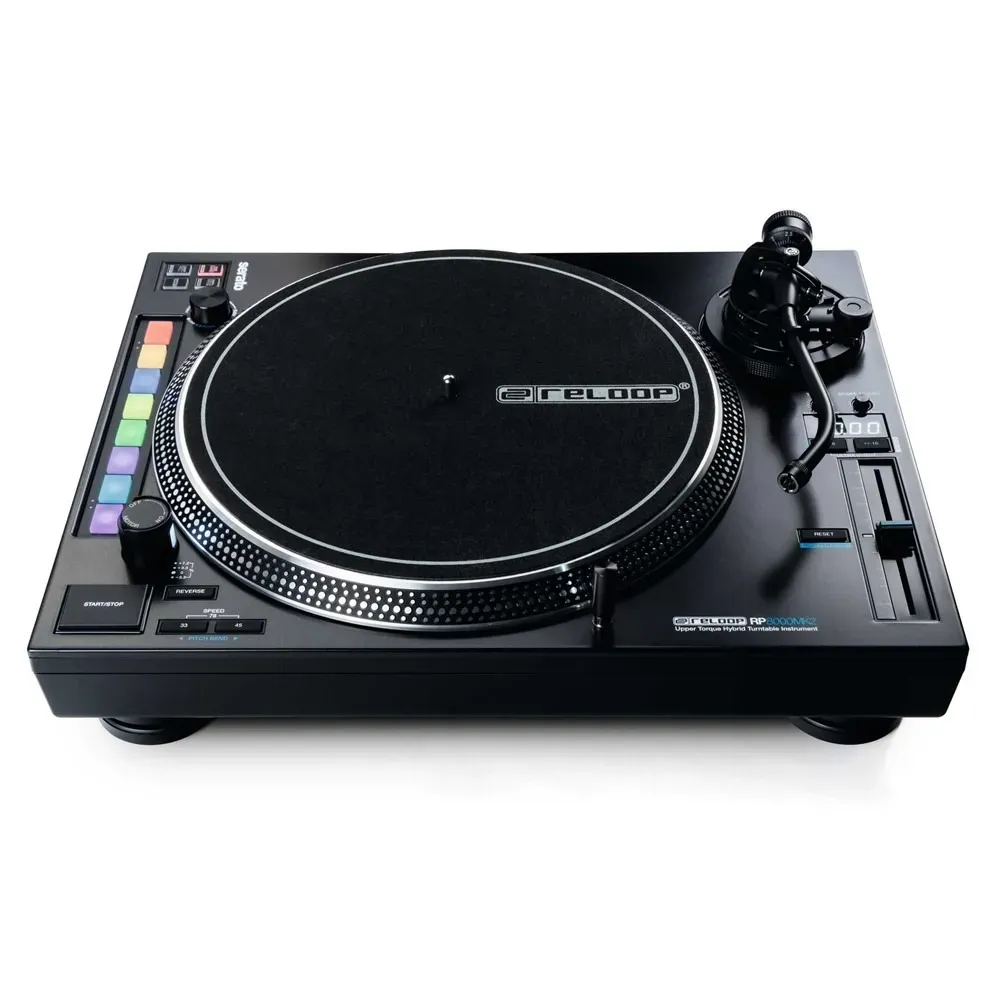 RP8000 MK2 Tornamesa Profesional de Accionamiento Directo y PADS - Reloop.
