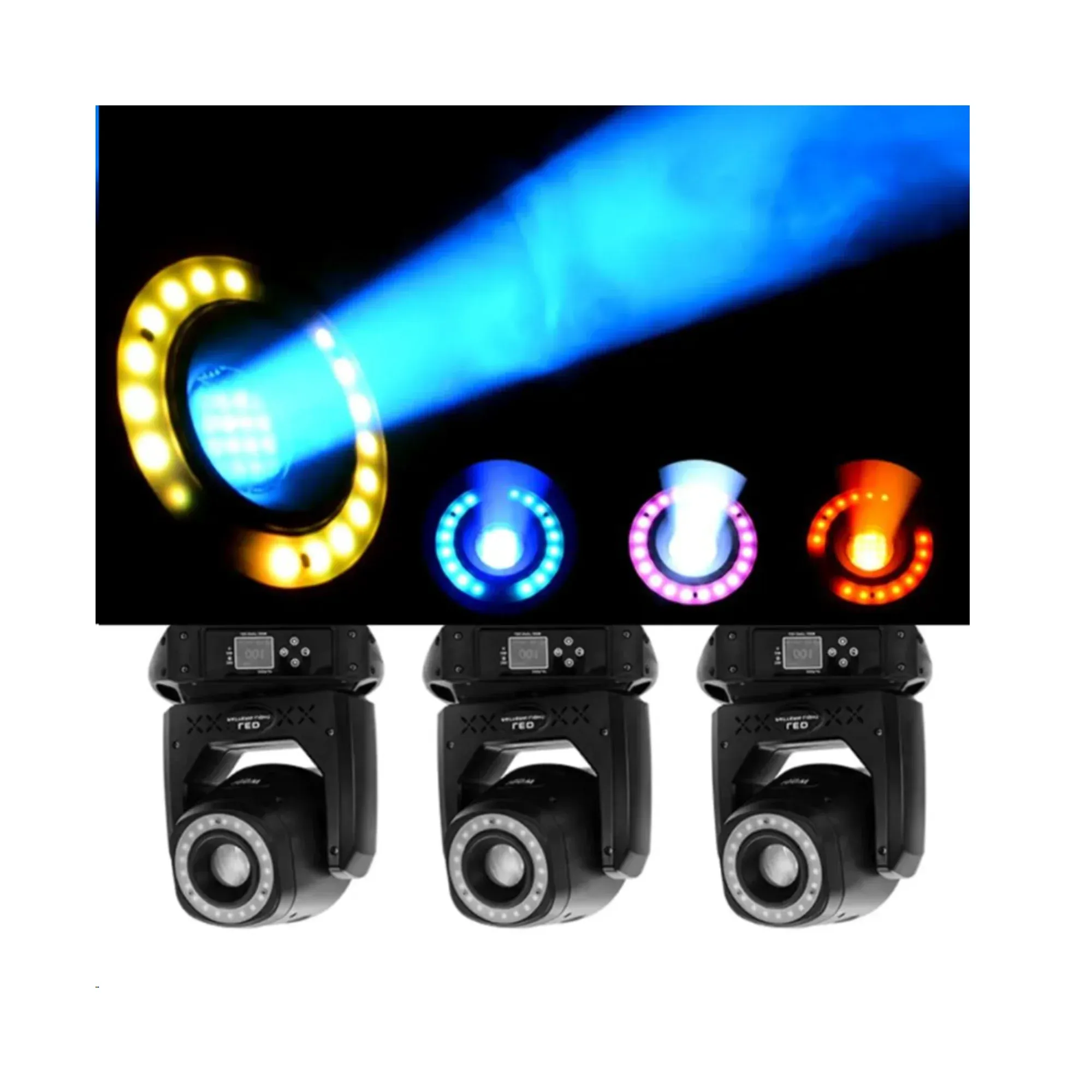 LS105 Cabeza Móvil 100W Con ARO RGB - Big Dipper. - Imagen 4