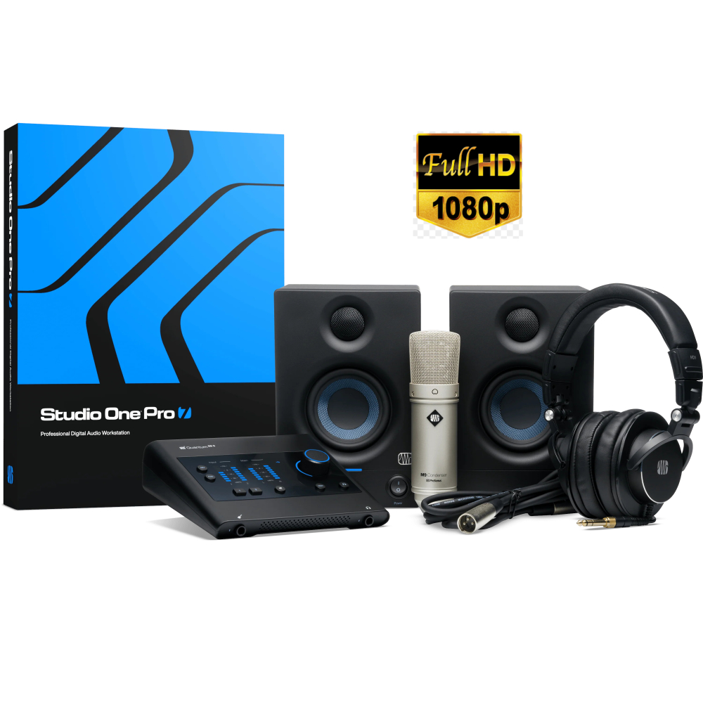 QUANTUM ES ULTIMATE Combo de Grabación con Micrófono Condensador Cardioide M9; Audífono H9; Interfaz QUANTUM ES 2; Monitores ERIS 3.5; Licencia STUDIO ONE PRO PRESONUS. - Imagen 3