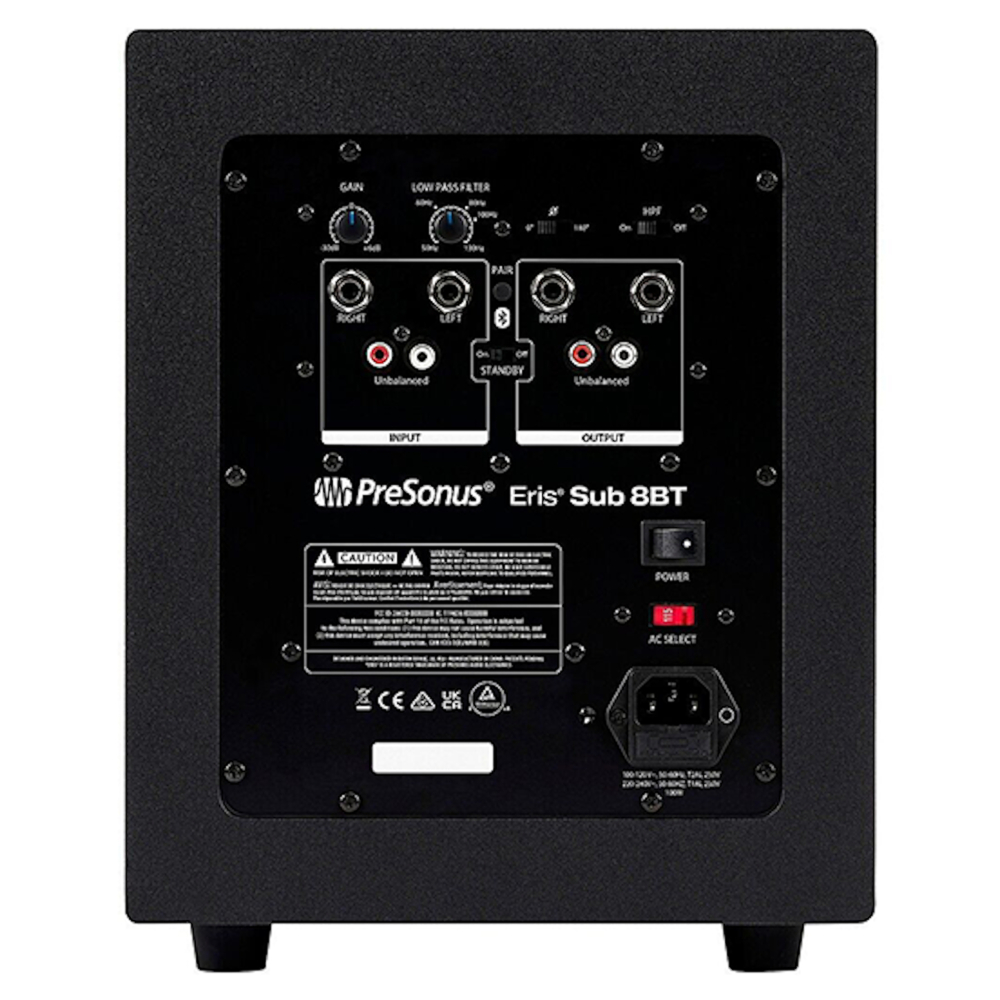 ERIS SUB 8BT Bajo Activo De Estudio 8" 50W 100dB SPL PRESONUS. - Imagen 2