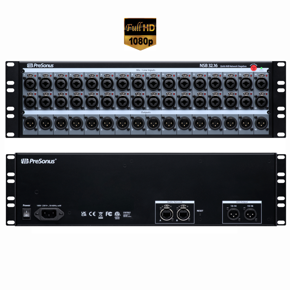 NSB32.16 Snake Digital 32x16 Canales para Mixer Studio Live Series iii de Presonus. - Imagen 2