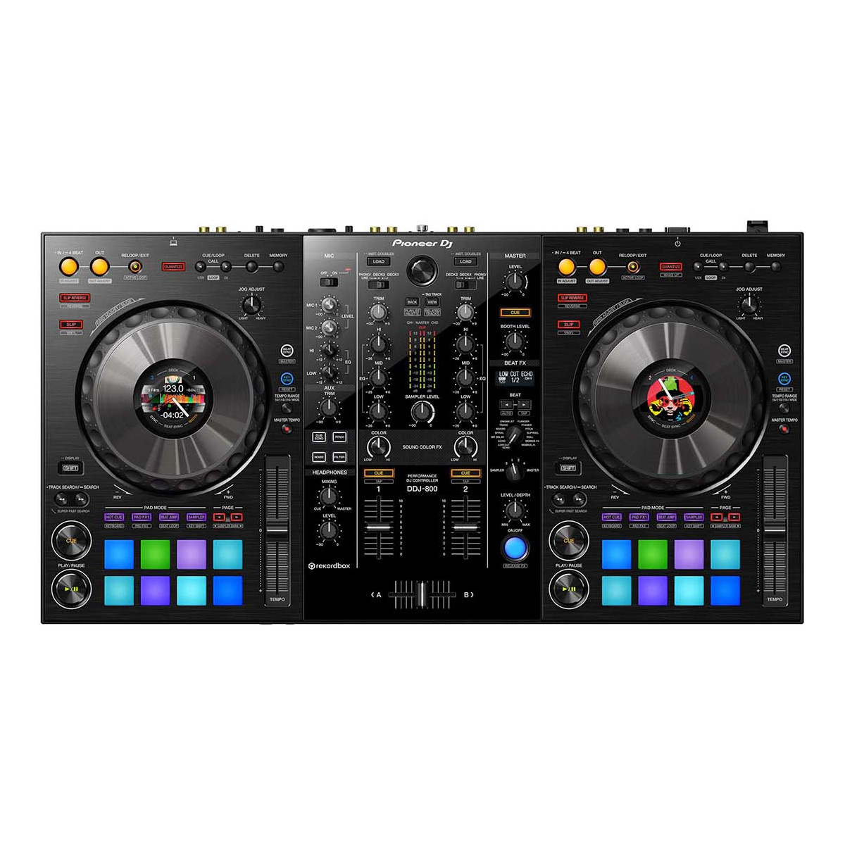 DDJ-800 Controladora DJ 2 Canales para Recordbox Pioneer - Audiocustom
