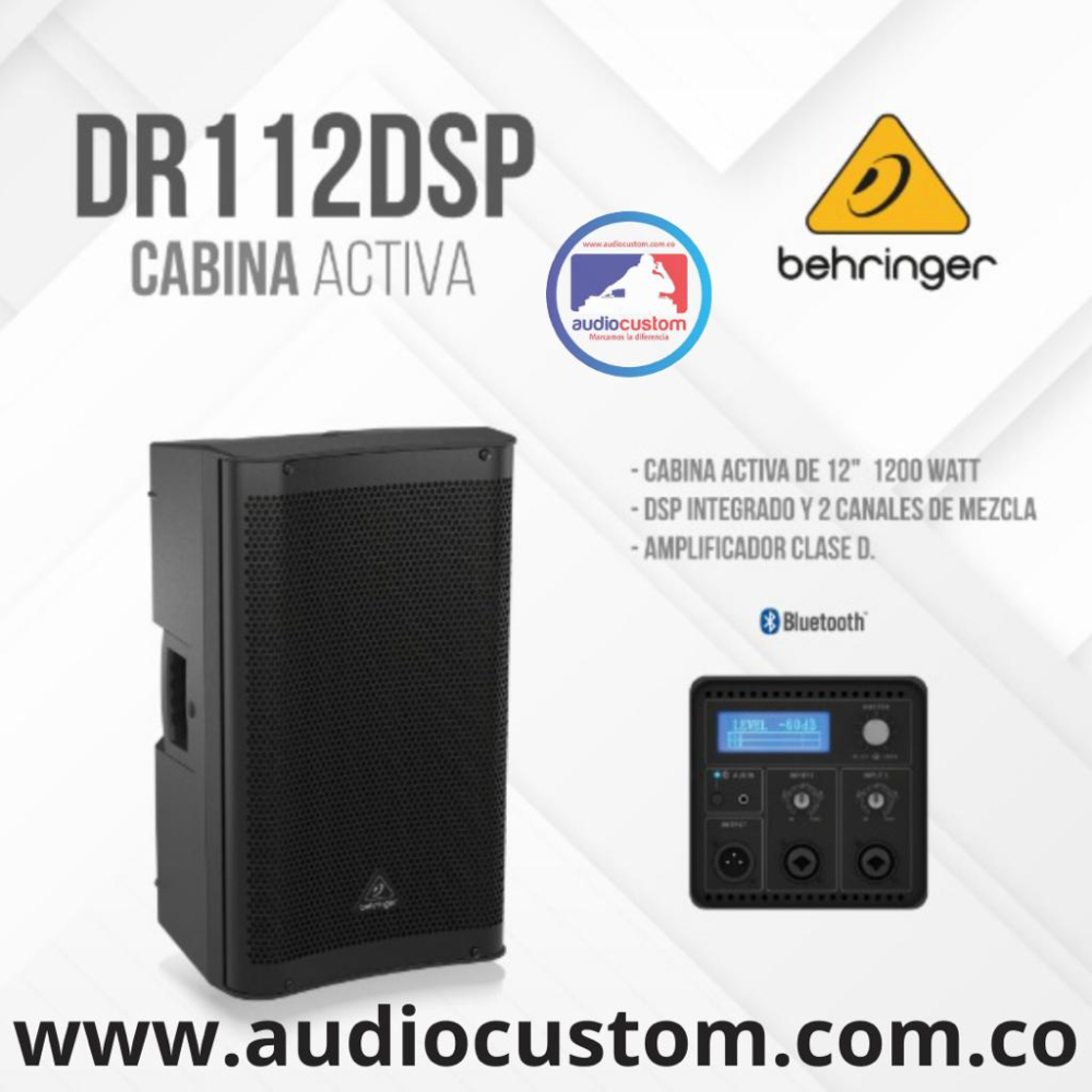 DR112DSP Cabina Activa 12" 1400W Behringer