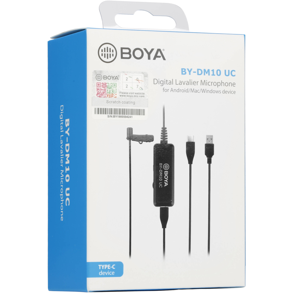 BY-DM10 UC Microfono Lavalier para iOS y Android BOYA - Imagen 2
