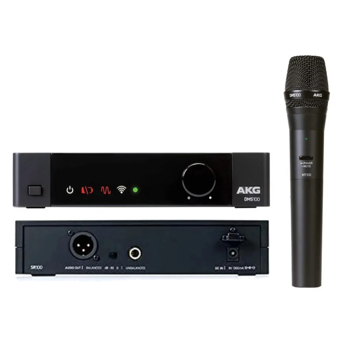 DMS100 Micrófono Inalámbrico Digital de Mano - AKG.