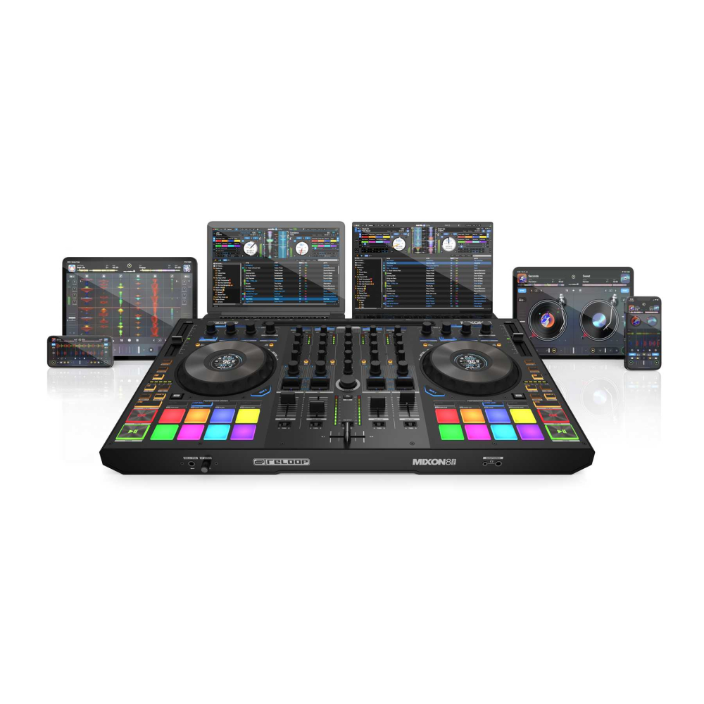MIXON 8 PRO Controlador Hibrido de 4 Canales compatible con Serato DJ Pro y djay Pro AI RELOOP - Imagen 9