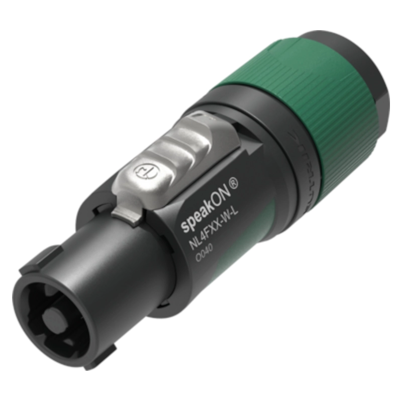 NL4FXX-WL Plug Speakon 4 Polos para Cable 10-16mm - Neutrik.