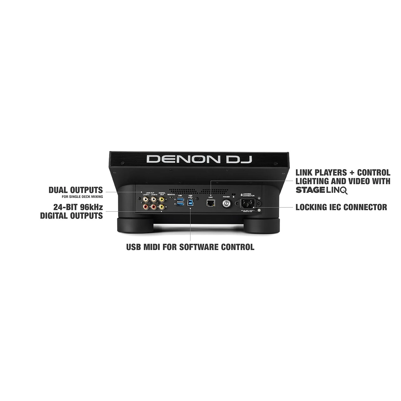 SC6000 PRIME Reproductor DJ - Panntalla Táctil de 10,1" - WiFi - Denon. - Imagen 6