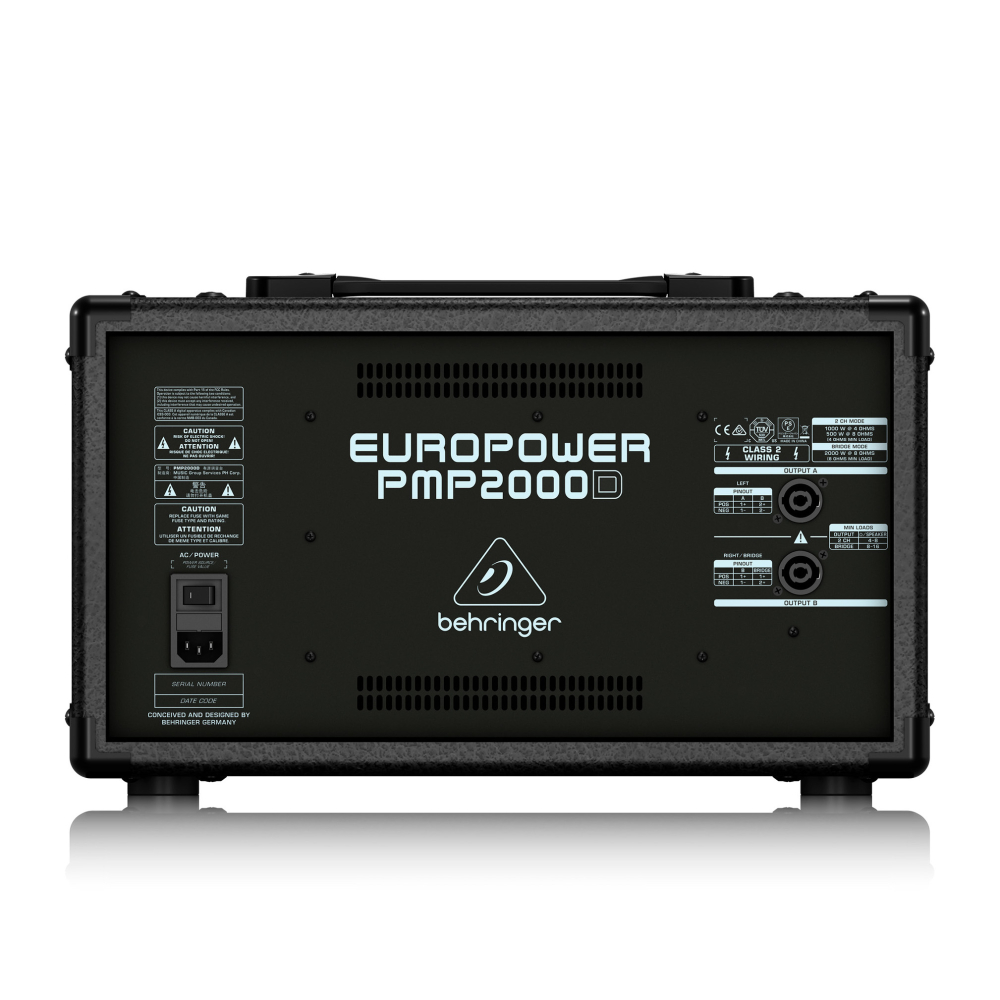 PMP2000D Amplificador 1000W X 2 a 4 Ohm Behringer - Imagen 3