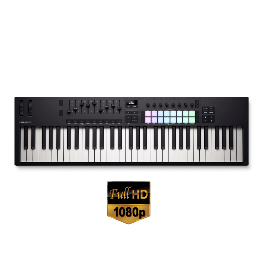 LAUNCHKEY 61 MK4 Teclado Controlador MIDI Portátil Compacto de 61 Teclas con 16 Pads Sensibles a la Velocidad Novation. - Imagen 2