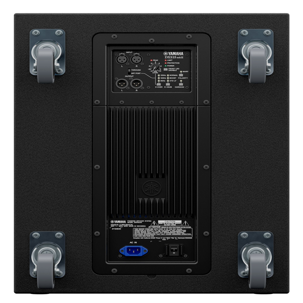 DXS15 MK2 Bajo Activo 15" 1020W SPL 135dB DSP Yamaha. - Imagen 2
