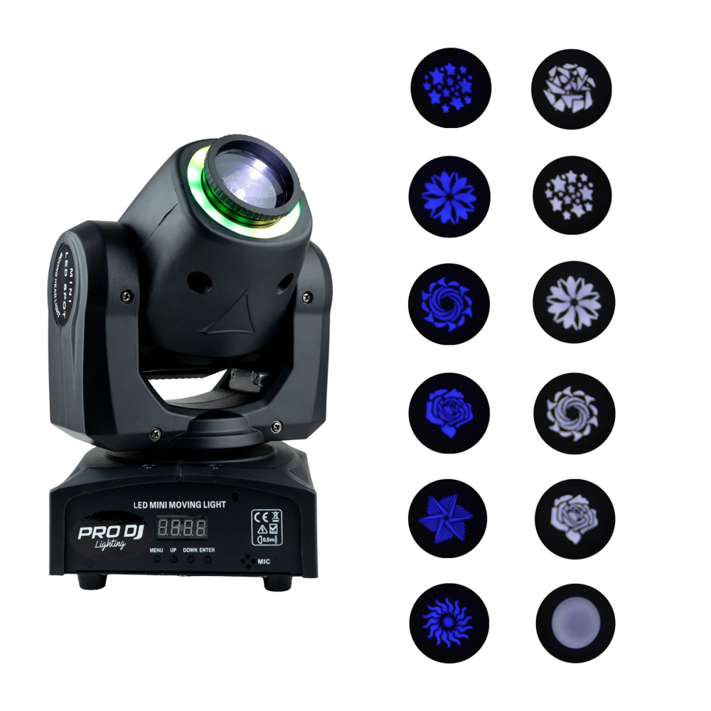 PL30 SPOT Cabeza Móvil LED SPOT 30W más 12 Led SMD ProDj. - Imagen 2