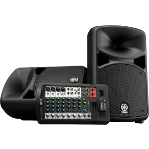 STAGEPAS Sistema De PA Portátil BT Con Dos Altavoces Pasivos 10" 680W Yamaha.