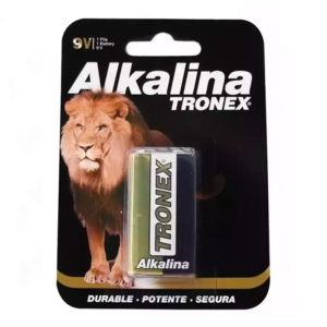 9V ALCALINA Pila Alcalina 9V BlisterX1 Tronex.