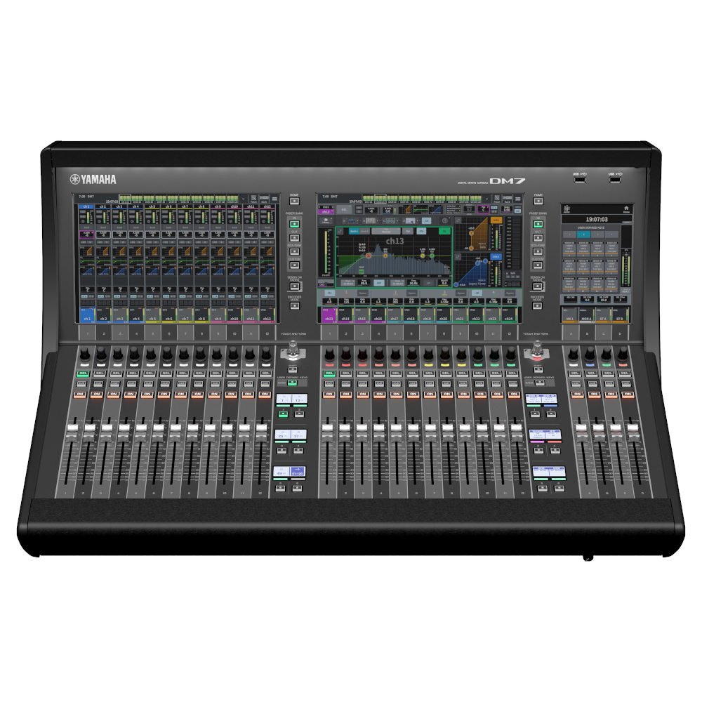 DM7 DANTE Mixer Digital USB 32 Entradas y 16 Salidas XLR - Protocolo DANTE Yamaha.