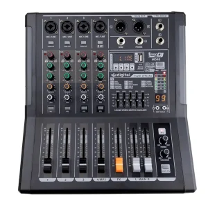 MD4S Mixer Análogo (4 Mic / TRS) USB – Bluetooth ProDj.