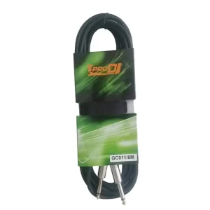 GC011/6M Cable para Instrumento 1/4-1/4 de 6mts ProDj.