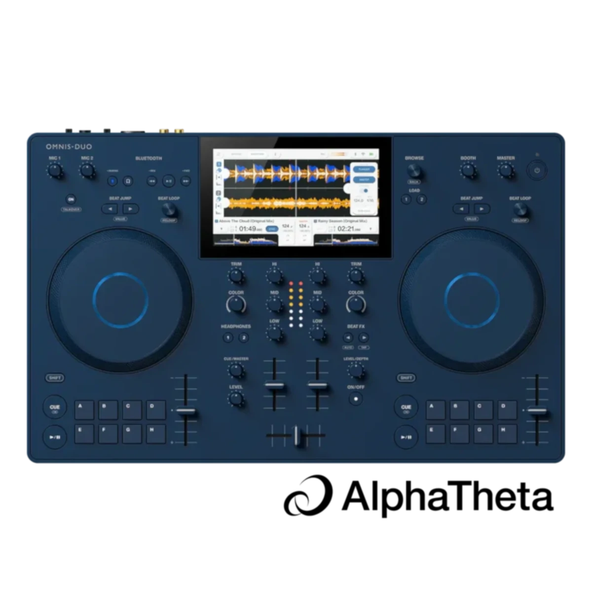 OMNIS DUO Sistema Dj Todo en Uno 2 Canales - Bateria - Bluetooth - AlphaTheta.