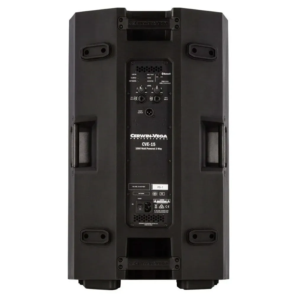 CVE-15-NA Cabina Activa 15" 1000W RMS - Bluetooth - Cerwin Vega. - Imagen 2