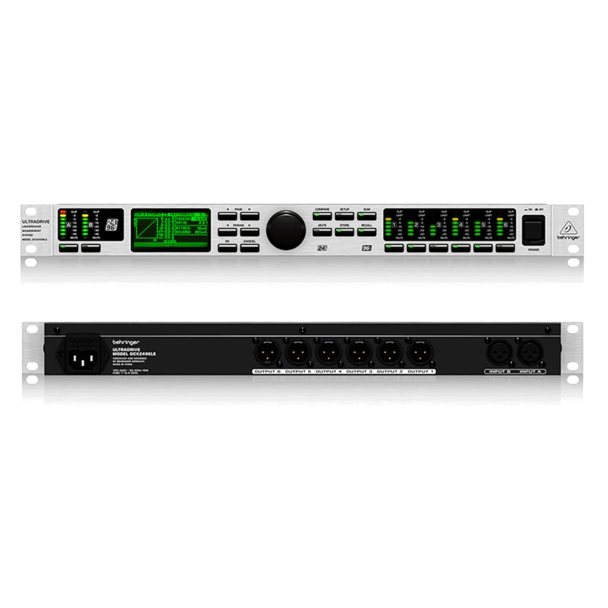DCX2496LE Procesador de Audio 2 IN - 6 OUT Behringer.