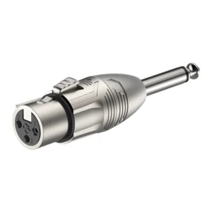 RA2XFJM Convertidor Plug Mono 1/4 a  Jack XLR Roxtone.