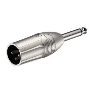 RA2XMJM Convertidor Plug Mono 1/4" a Plug XLR Roxtone.