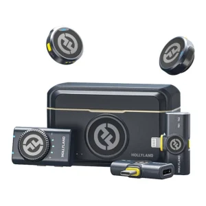 Lark M2 COMBO Sistema de Micrófono Lavalier con Botón - Todo en uno -  Hollyland.