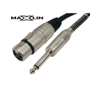 MX350L6 Cable 1/4" - XLR Hembra Profesional para Micrófono 6 Mts - Maxlin.