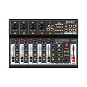 2MIX6FXU Mixer 4 canales MIC - 1 ST - FX - USB - BT PROEL