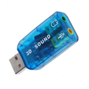 3D SOUND Tarjeta de Audio USB para Audífonos y entrada Micrófono 5.1.