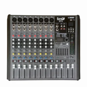 8FX Mixer Análogo 8 (Mic/XLR) con Bluetooth - ProDj.