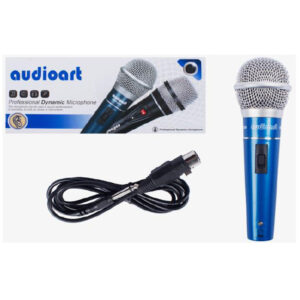 ART-224 Micrófono Dinámico Vocal con Cable de 3 Mts AudioArt