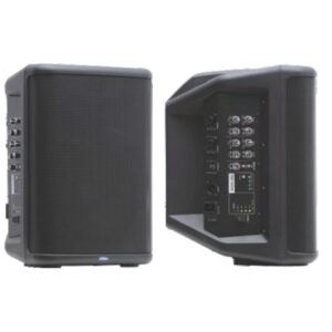 ASPA084X Cabina Activa 8″ USB-SD-BT TWS-FM 500W PMPO (150W RMS) DSP Batería de Litio American Sound.