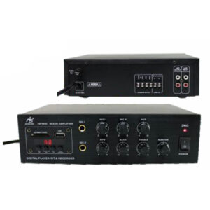 ASPX060 Amplificador de Linea Sonido Ambiental 60W con Reproductor BT-USB-SD y Grabación American Sound