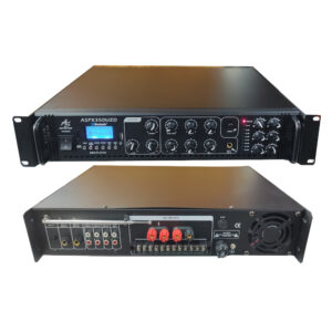 ASPX350UZD Amplificador de Linea Sonido Ambiental 350W con USB y Bluetooth American Sound