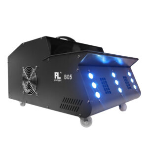 B05 Maquina de Humo + Burbujas 9 Leds RGB 2000W - DMX - ProLight.