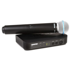 BLX24/B58 Micrófono Inalámbrico de Mano con Capsula Beta 58 Shure.