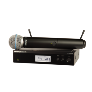 BLX24R/B58 Micrófono Inalámbrico de Mano para Rack con Capsula BETA 58 Shure.