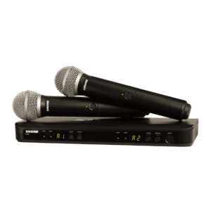 BLX288/PG58 Micrófono Inalámbrico doble Mano Shure