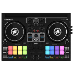 BUDDY Controladora DJ de 2 canales para PC , MAC , Android y iOS ( iPad / iPhone ) Reloop