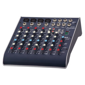 C2-4 Mixer Análogo 8 Entradas: 4 Mic / jack + 2 Estéreo STUDIOMASTER