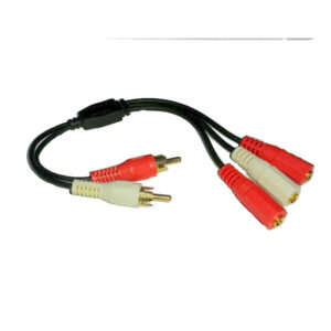 CA-1713 Cable 2 Plug RCA a 3 Jack 3.5mm Estereo