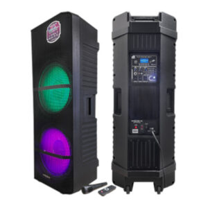 MX15DZ Cabina Activa 2X15" 1600W (200W RMS) USB -SD - Bluettoth - FM - 131Db Maxlin.