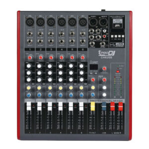 CH6USB Mixer Análogo 6 MIC - Bluetooth - ProDj.