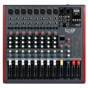 CH8USB Mixer Análogo 8 IN + FX + Bluetooth ProDj.