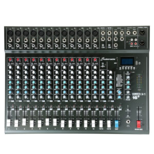 CLUB XS16+ Mixer Análogo 16 Entradas: 12 Mic / jack + 2 Estéreo STUDIOMASTER