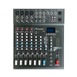 CLUB XS8+ Mixer Análogo 8 Entradas: 4 Mic / jack + 2 Estéreo STUDIOMASTER