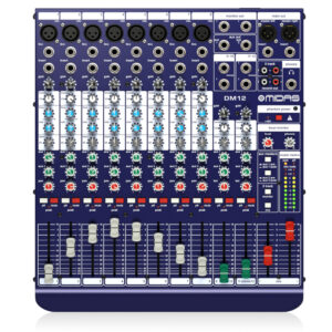 DM12 Mixer Análogo 8 Mic + 2 Estereo MIDAS.